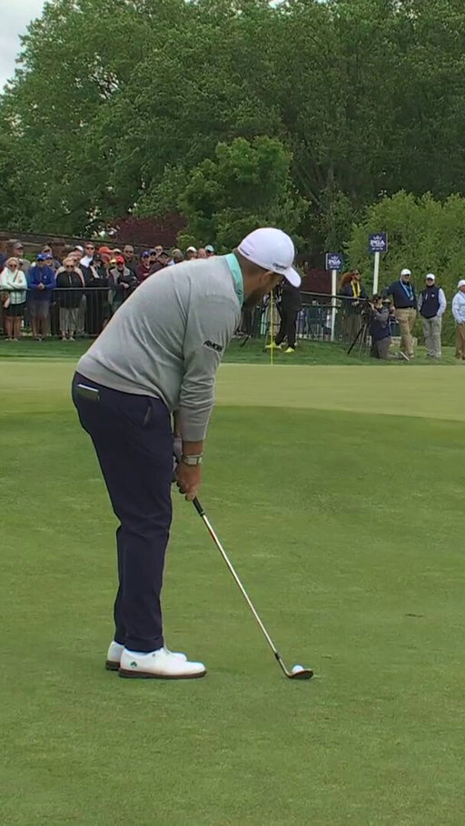 OUTRAGEOUS 🤯

Shane Lowry closes out his front nine with a hole-out eagle 🪄

#PGAChamp

