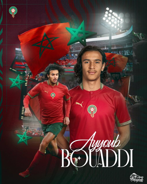 لنرحب بـ أيــــوب بـــوعـــدي ضمن عائلة أســـود الأطــلــس 🦁

Welcome home 𝐀𝐲𝐲𝐨𝐮𝐛 𝐁𝐨𝐮𝐚𝐝𝐝𝐢 🏠 

#DimaMaghrib 🇲🇦 