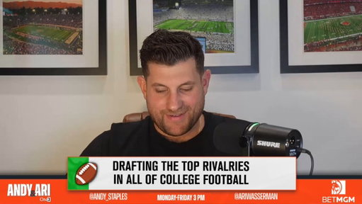 DRAFTING the TOP Rivalries in College Football

🤔 Red River Rivalry or the Iron Bowl?

Full segment with @AndyStaples, @AriWasserman, &amp; @RiverBailey01:

https://t.co/ukwkOGIVAE 
