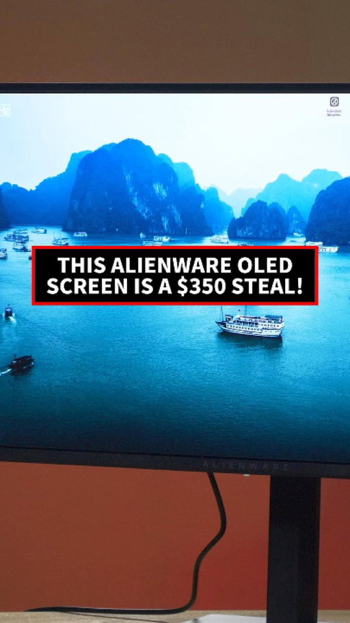 Alienware is finally bringing OLED tech to the masses. 🖥️🔥 

We’re used to seeing OLED gaming monitors go for around $1,000, but Alienware is shaking things up. Their new 27–inch display delivers the 1440p resolution and 240Hz refresh rate for only $350. 

It is the cheapest OLED monitor to ever hit our lab. It even undercuts recent budget–friendly models from brands like Gigabyte. 🤯👾

#Alienware #OLED #GamingMonitor #PCGaming #TechNews