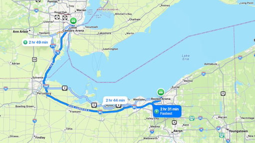 In case you need directions to the nearest ECF game, Detroit fans. #LetEmKnow 