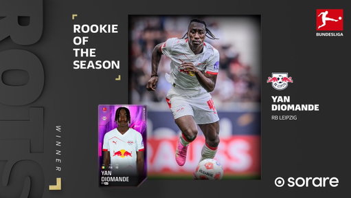 Presenting your 2025/26 #BLRookie of the Season: Yan Diomande! 👏🇨🇮

@RBLeipzig_EN | @Sorare | #Bundesliga 