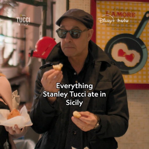Everything Stanley ate in Sicily, and then some. 

Watch all-new #TucciInItaly, Mondays at 8/7c on National Geographic. Now streaming on @DisneyPlus and @hulu. 