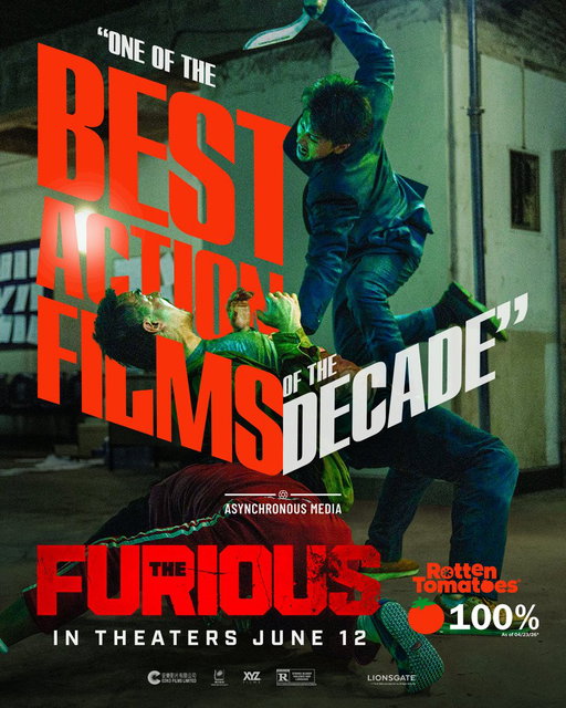 That and it’s 100% on Rotten Tomatoes. #TheFurious - in theaters June 12. 