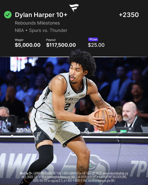 ONE BETTOR CASHED DYLAN HARPER 10+ BOARDS FOR $117,500 🤯🤯🤯

How did he see THAT coming 😭😭 
