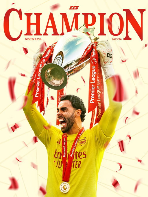 Title winning hands. The league is yours, David Raya 😍🍾

#Arsenal #COYG #Gunners #PremierLeague 