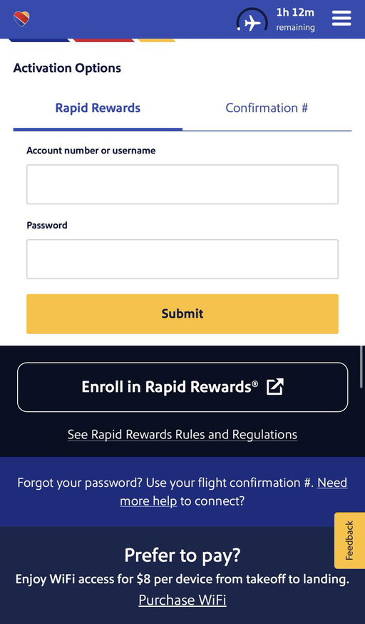 Loving Southwest’s new “prefer to pay” option 

They give you free WiFi, but if you don’t want a handout and prefer to pay full price, you can

Shoutout Southwest 🫡 