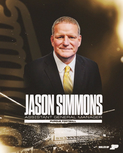 A familiar face, at Purdue and around our state, returns to the Old Gold and Black. 

Welcome home, @Jason_Simmons96! 

#BoilerUp 