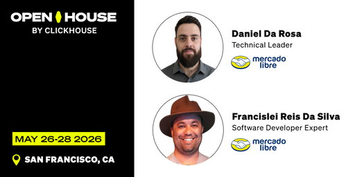 300 million telemetry units per minute, 30,000 microservices and 18 countries: @Mercadolibre 's observability platform runs at a scale most teams will never touch! 🤯 

At Open House, Daniel da Rosa and Francislei Reis are sharing how they migrated to ClickHouse Cloud, achieved 100% trace sampling, and cut query times by 50x. 🔥

Register at https://t.co/zi3pfySY0v