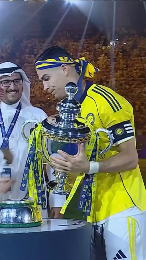 It means so much to us 🏆 YALLA NASSR! 🟡🔵 