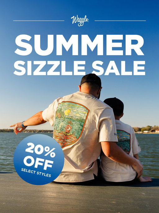 Summer starts now! Enjoy up to 20% off select 
styles designed for when your weekend plan is, 
well, anything 🎣 🏌️‍♂️ 🚵‍♂️ #getyourwaggleon

Shop the sale: https://t.co/1Yfwmmd41V 