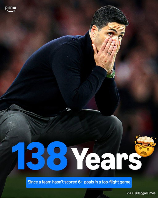 No team has scored 6+ goals in a Premier League game this season 😳

This hasn't happened in England's top-flight since 1888 🤯⏮️ 