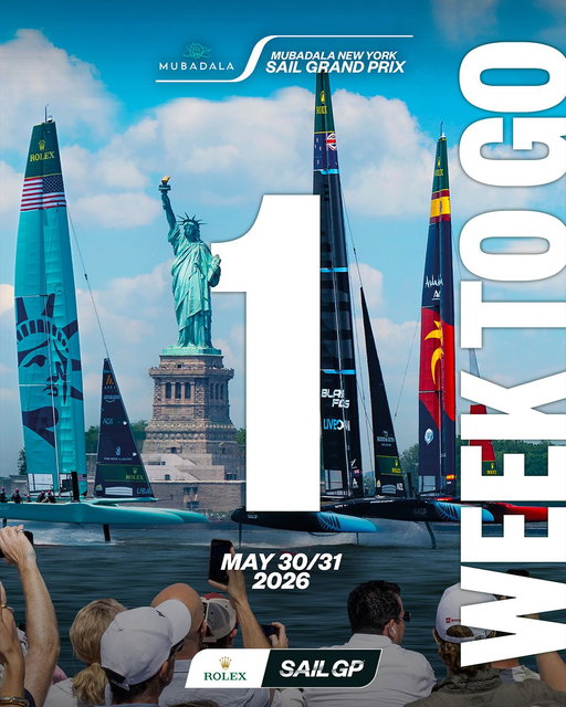 New York City we are SO READY 🥳

Just one more week until we're racing at the @mubadala New York Sail Grand Prix ⛵️

Get your last-minute tickets at http://sailgp.com/NewYork

#SailGP 