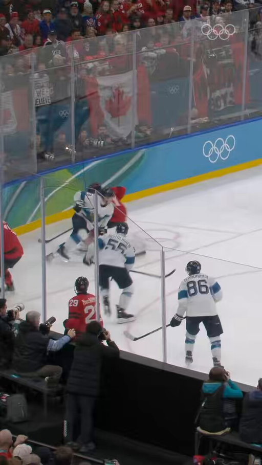 Canada's Nathan MacKinnon with a big-time goal to send Canada to the Olympic final at Milano Cortina 2026! 🇨🇦 🏒 