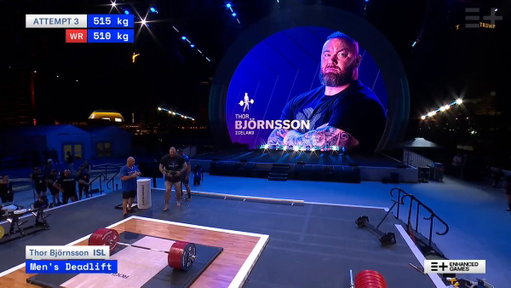 Thor comes heartbreakingly close to 515KG in The Greatest Deadlift Showdown

Margins at this level are razor-thin. Pure strength on display. #EnhancedGames 