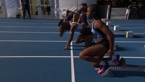 The Women’s 100m crown belongs to non enhanced athlete Tristan Evelyn.

Winning time: 11.26 secs
Prize money: $250,000 