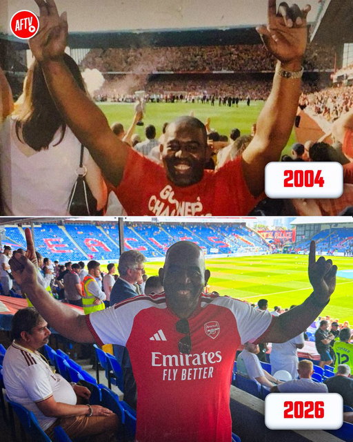 Don Robbie celebrating the Premier League title in 2004… and doing it all over again in 2026 ❤️🏆️

More than two decades of pure love, passion and dedication to this football club.

We’ve come a long, long way, family. Enjoy every single second of this 👊 