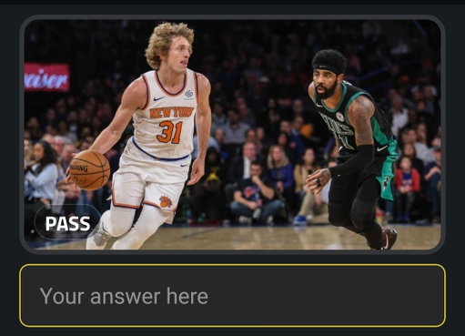 The Knicks are back to the Finals after 27 years... Can you name this dude who used to play for them?

Former Knicks just went live as the daily trivia game, play it here: https://t.co/XmQVYJgvnS 