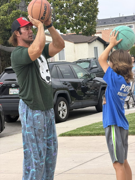 Nothing better than playing basketball with my son and making memories together. 