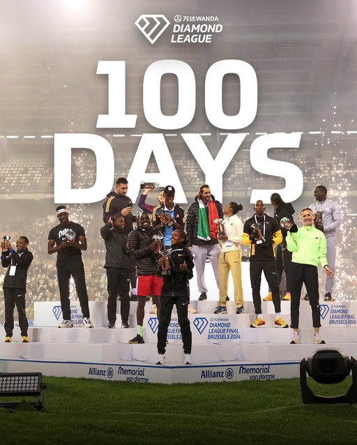 100 days to go.

The #RoadToTheFinal is already underway, and every point counts.

Who’s booking their place in Brussels?

#DiamondLeague 💎 