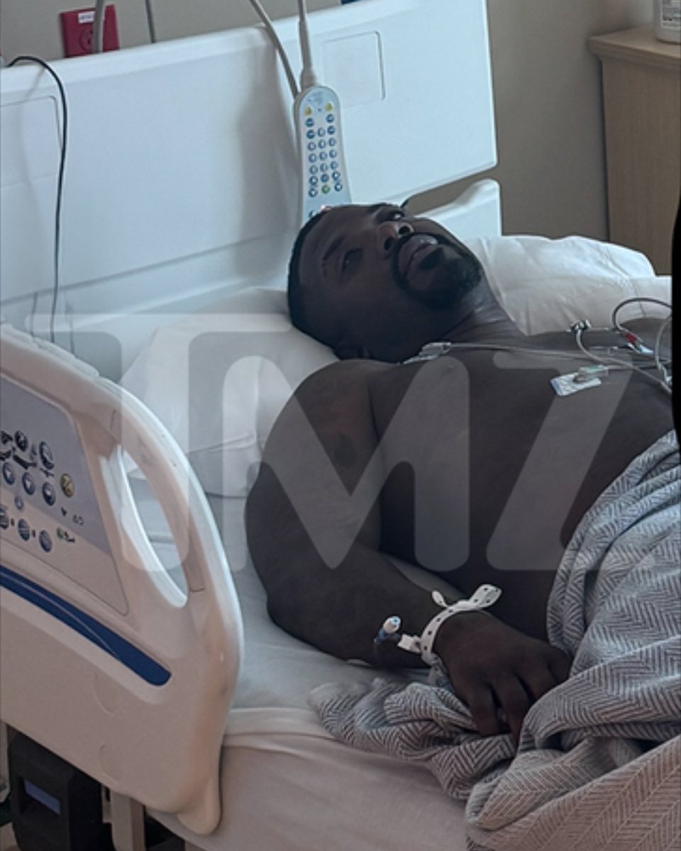 😬 Exclusive: New photos show Ray J in the hospital after being knocked out by Supa Hot Fire. 