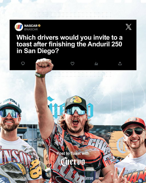 How would you celebrate with the @NASCARSanDiego winner? 