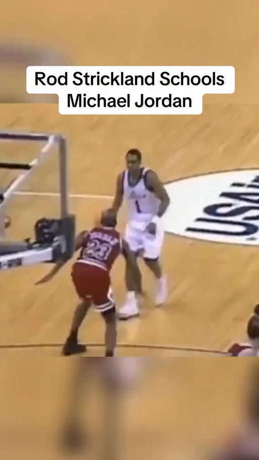 Rod Strickland used to give Michael Jordan the business 👀😮‍💨 