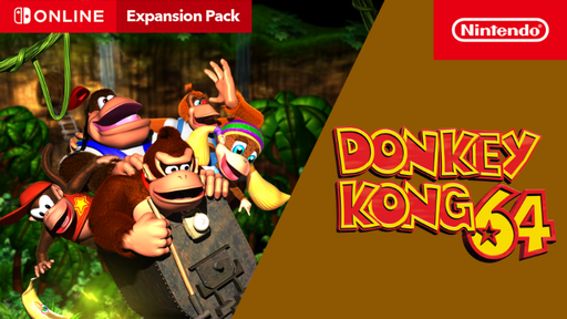 DK 🎵
DONKEY KONG! 🎵
Help Donkey Kong rescue his friends, reclaim the Golden Banana, and save his homeland in Donkey Kong 64, coming to the Nintendo 64 – Nintendo Classics app on Jun 4 for #NintendoSwitchOnline + Expansion Pack members! 