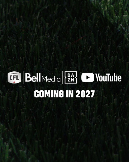 The CFL has announced landmark six-year agreements with Bell Media and DAZN, beginning in 2027. YouTube named a CFL Premier Platform Partner starting next year.
 
Full details: https://t.co/A1Vr6gXvCr 