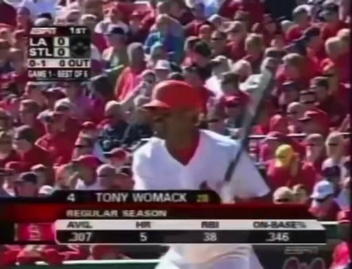 The 2004 Cardinals lineup was absurd.

Albert Pujols: 46 HR, 123 RBIs, 1.072 OPS
Scott Rolen: 34 HR, 124 RBIs, 1.007 OPS
Jim Edmonds: 42 HR, 111 RBIs, 1.061 OPS 

The only team that could take them down was the 86 year curse breaking Red Sox. 