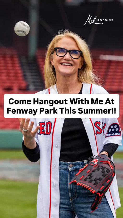 Mel Robbins and the Boston Red Sox partner on a 'Let Them Night' at Fenway Park, with Robbins set to throw the first pitch on August 21st. The event marks the first female bobblehead in Red Sox history, with the Robbins-themed collectible included with ticket purchases. An interesting but strong crossover from a sports team and the famous podcaster.