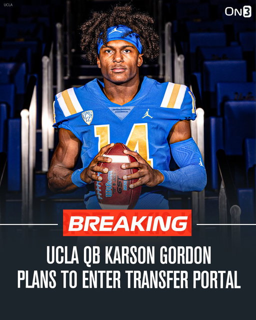 NEW: UCLA QB Karson Gordon plans to enter the NCAA transfer portal, @PeteNakos confirms. 

Gordon will enter as a track athlete but play football.

https://t.co/YcXefxjMlU