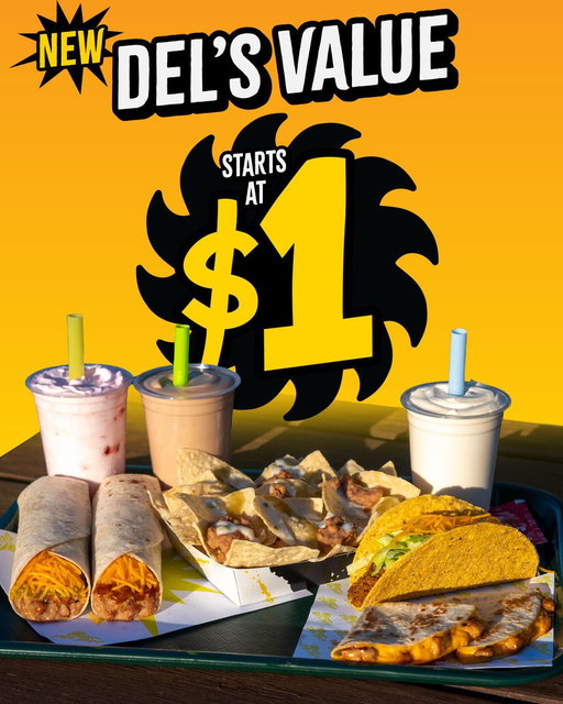Get a lot for what you've got. Starting at just $1. Yes. Really. #DelYeah 