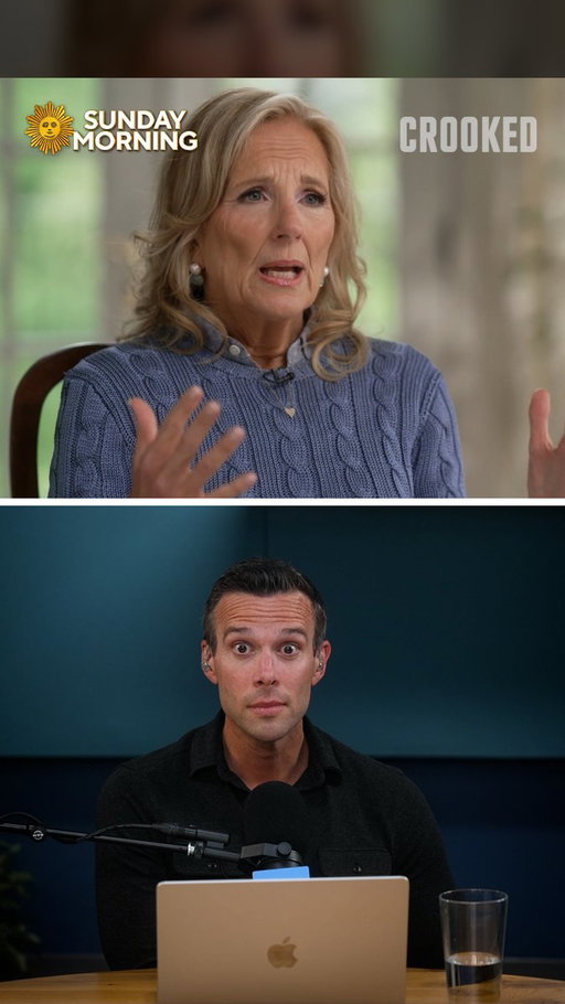 "As I watched it I thought, 'Oh my God, he’s having a stroke.'" –Jill Biden on Joe Biden's 2024 debate performance.

#podsaveamerica #crookedmedia #joebiden #jillbiden 
