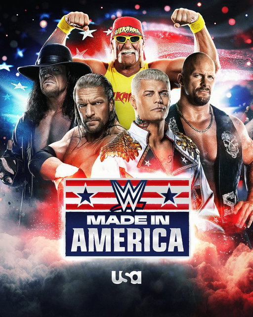 Learn about the history of @WWE spanning 5 decades when the special event #WWE: Made In America premieres TONIGHT, Friday, after SmackDown on @USANetwork! 🤩 