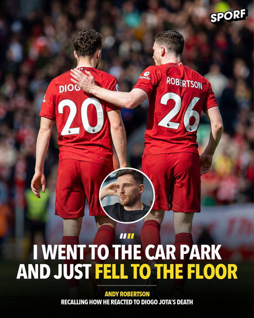 Andy Robertson on Jota’s death:  

“I was at one of my best friend’s wedding, helping the groom get ready, when the club called me and told me about Diogo’s death. I went to the car park and just fell to the floor.” 

The left-back also opened up on the impact it’s had on the squad this season, revealing how the players have supported one another while mourning their teammate. 👊❤️

"This season has been difficult; his locker is still up, and it's great to remember him. You never forget him, but it's been really hard to balance that up."

Forever 20. 🕊