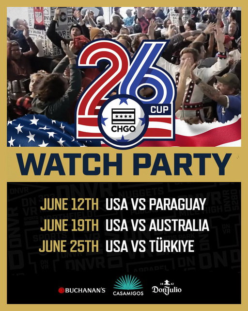 ⚽️🇺🇸 WORLD CUP WATCH PARTIES 🇺🇸⚽️

We’re taking over Chicago for every USA match 👀

📍 June 12 vs Paraguay — Utopian Tailgate
📍 June 19 vs Australia — Bub City
📍 June 25 vs Turkey — Joe’s on Weed

🎟️ FREE entry
🍹 Special World Cup cocktails from @donjulio 1942, @casamigos & @buchanansusa
🎁 Deals, samples + prizes
🥳 Big screens and great vibes
+ MORE

Pull up 🇺🇸