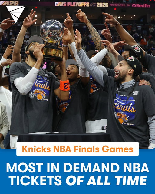 Knicks Finals fever is rewriting the record books: all 3 potential home games at MSG are by far the most in demand NBA games ever by average sold ticket price as of 5/29.

Game 3: $4,926
Game 4: $5,265
Game 6: $5,593 