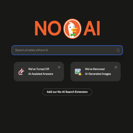 Since Google revealed its plans for an AI search overhaul, visits to our "No AI" search page have tripled…and they’re still rising!

Want to make it your default on Chrome or Firefox? Grab our No-AI extensions and banish AI-assisted answers, chat, and AI images. 