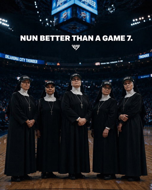 This might be the hardest NBA promo of the entire playoffs 😭

"Nun better than a Game 7." 