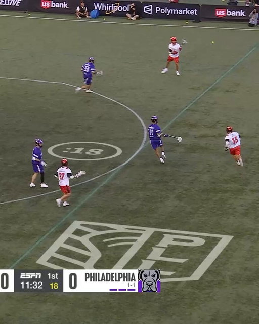 Chad Palumbo makes a highlight play on his first professional touch during Saturday Night Lacrosse! 
