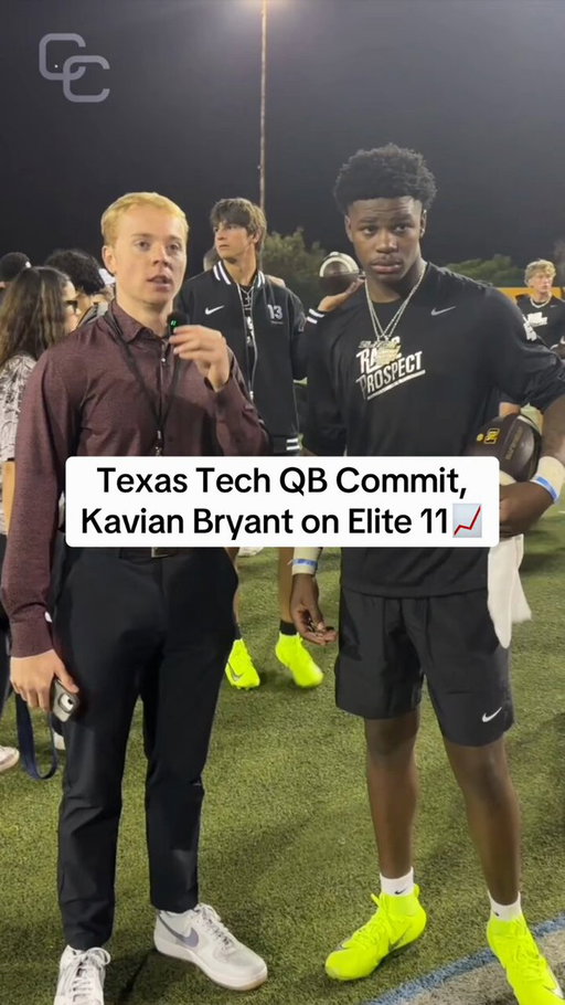 Texas Tech QB Commit, Kavian Bryant on Elite 11📈🔥

@KavianBryant27 @TexasTechFB @Elite11 

#cfb #texastech 