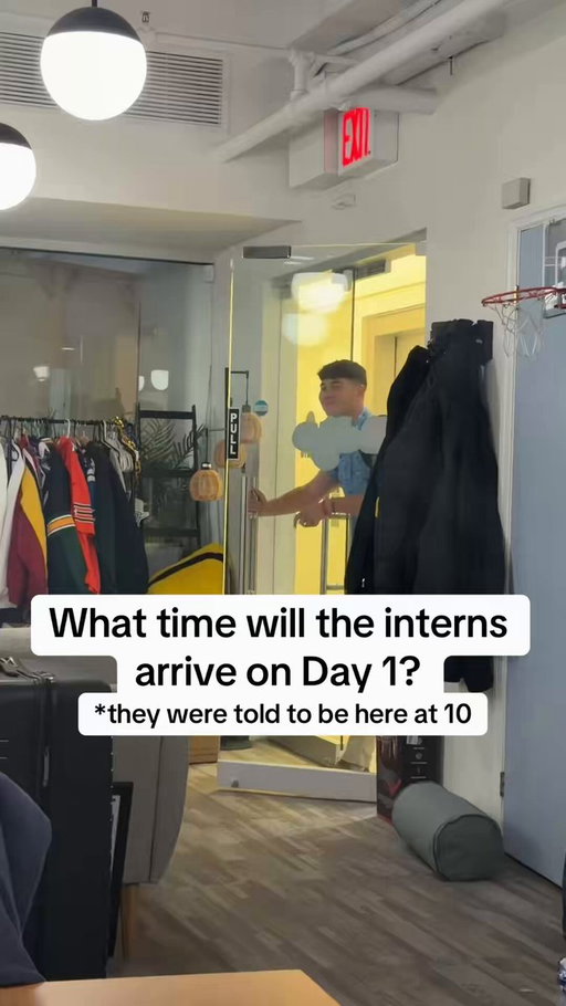 All the interns have arrived for Day 1 