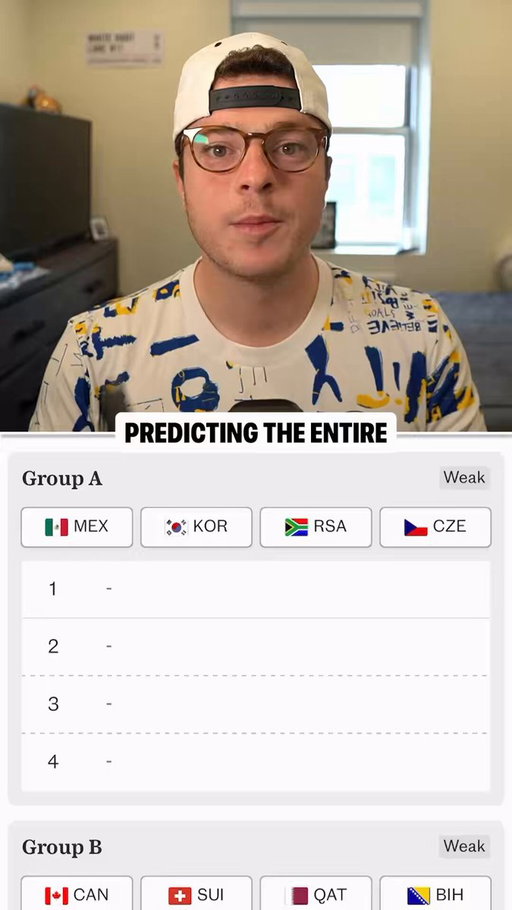My World Cup Final is Portugal vs. France but I promise you will not believe who I’ve picked to face France in the semi final

Join my World Cup Bracket Pool with $2,500 in prizes: https://t.co/50yOndsvsG 