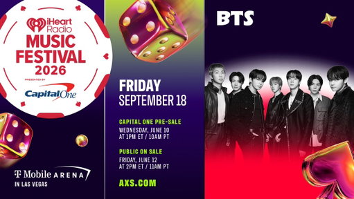 IT’S OFFICIAL! BTS IS PERFORMING ON OUR STAGE THIS SEPTEMBER!

💜💜💜💜💜💜💜
@BTS_twt @bts_bighit 

More #iHeartFestival info: https://t.co/4lzimzHcfk 