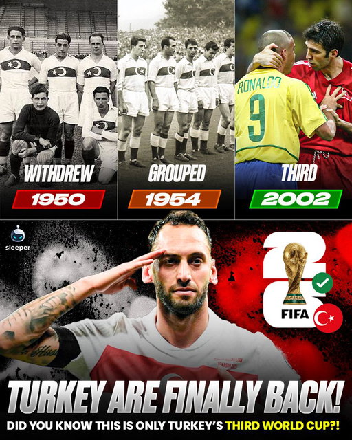 Do Turkey have the weirdest World Cup record ever? 🤔🇹🇷 