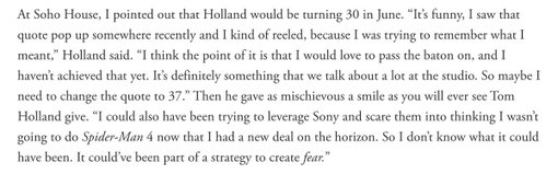 In 2021, Tom Holland told GQ: “If I’m playing Spider-Man after I’m 30, I’ve done something wrong.” Now, he’s 30, and playing Spider-Man, and told GQ: https://gq.visitlink.me/r4iKi3 