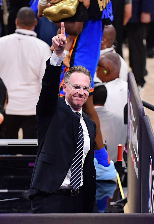 The Thunder are expected to be active in draft trade talks and have explored a possible move into the top 10, per @anthonyVslater and @BannedMacMahon.

A major draft-night move could be on the table. 