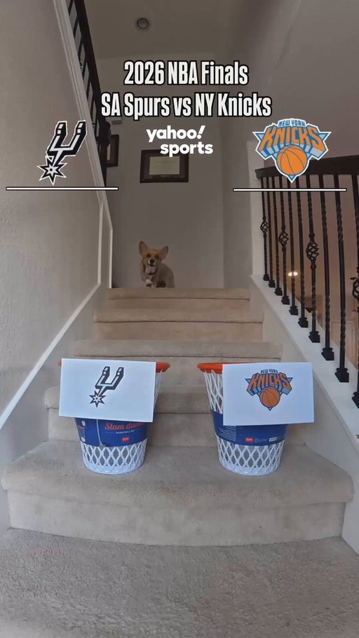 THE PREDICTION WE’VE ALL BEEN WAITING FOR 🔮

Air Corgi shares her pick to win the 2026 NBA Finals 🏀🏆 