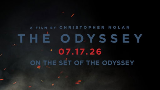 On the set of The Odyssey with Christopher Nolan, Matt Damon, Zendaya, Tom Holland, &amp; Robert Pattinson. Shot entirely with IMAX film cameras, experience it in theaters 07.17.26. 
